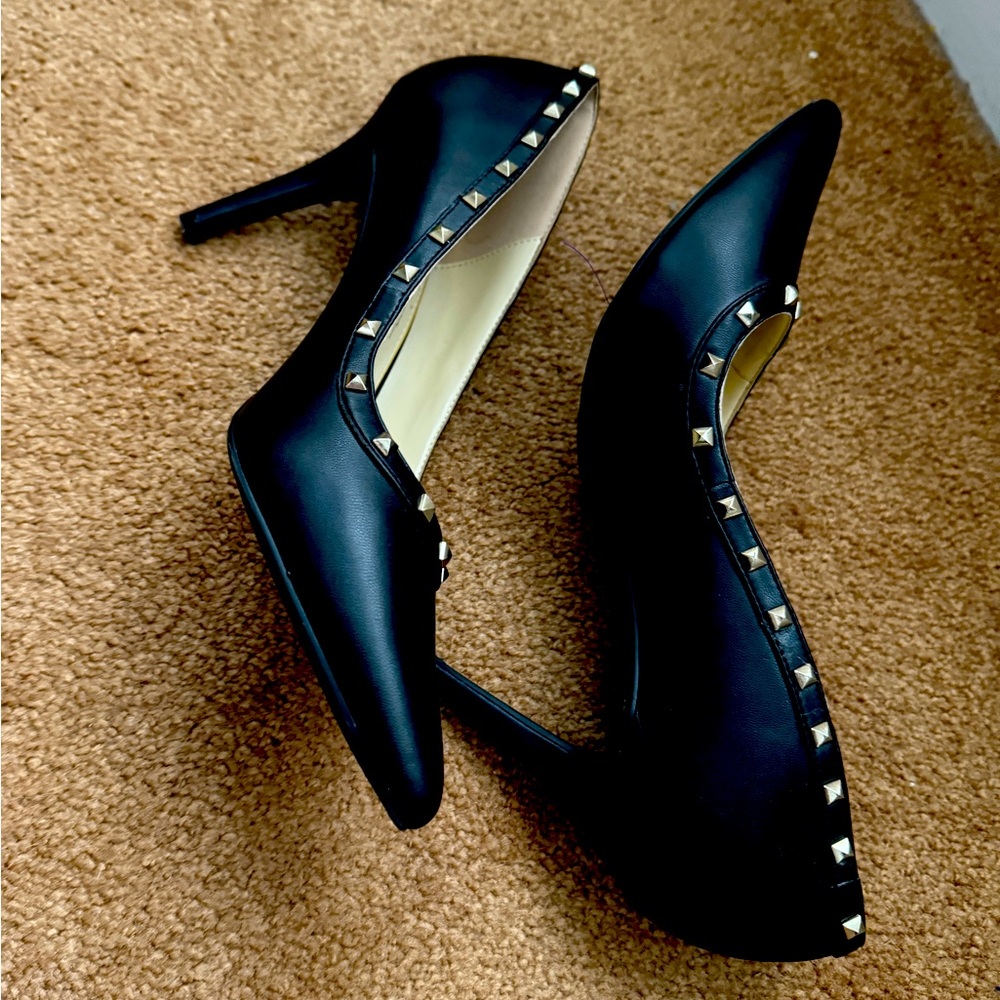 Black and Gold party heels